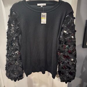 NWT Sioni Black Knit Sweater
